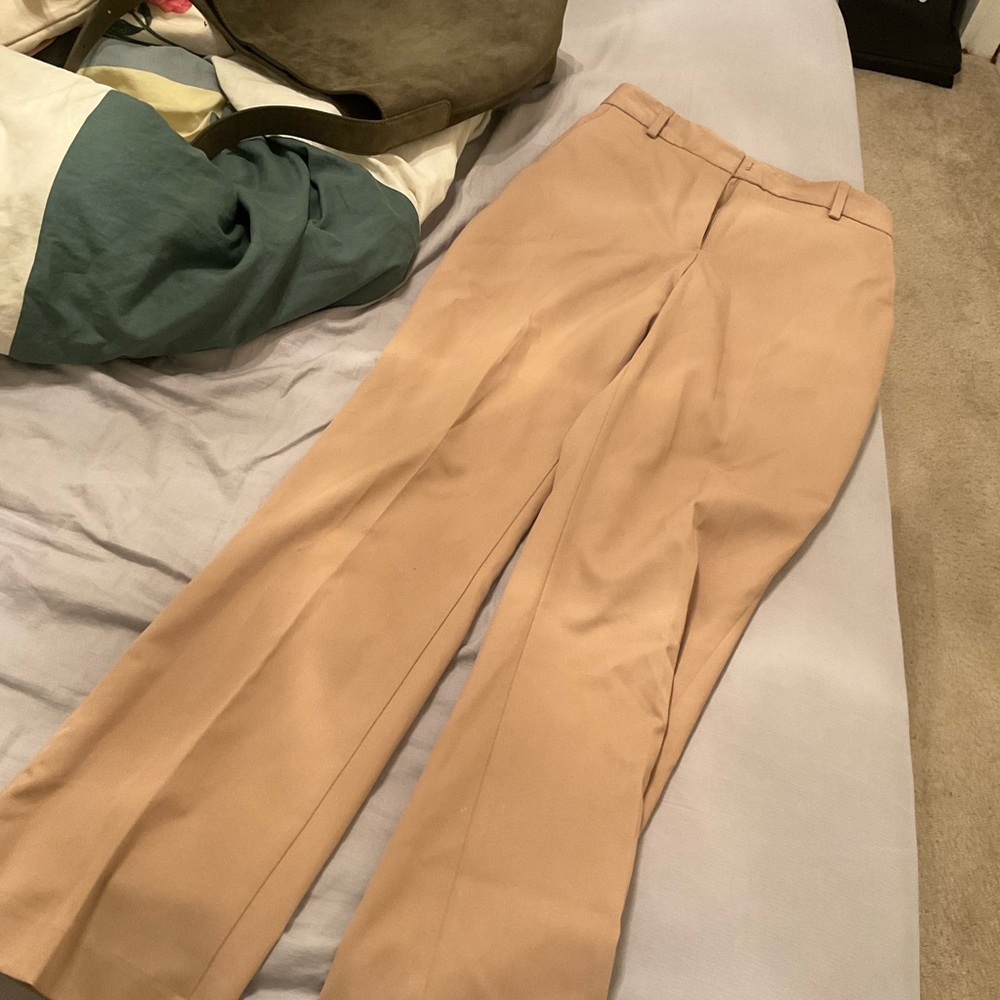 Zara Beige Straight Pants